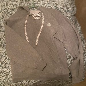 Grey Adidas hoodie